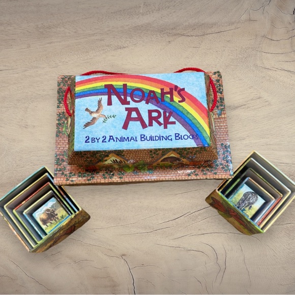 Noah’s Ark 2 by 2 Animal Building Blocks with Ark - Picture 5 of 10